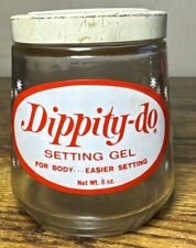 Dippity Do Setting Hair Gel Glass Jar & Metal Lid picture