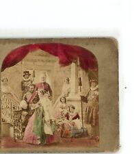 Drawing Room Day St James's Palace J. Elliott Victorian Genre Stereoview picture