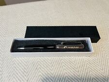 Leed's Black + Chrome Ball Point Pen Canon Promotional Advertising Original box picture