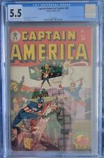 Captain America Comics #44 CGC 5.5 Schomburg Cover Timely Comics 1945 WW2 Cover picture
