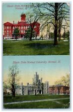 1912 Illinois State University Exterior Building Field Normal Illinois Postcard picture