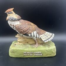 Vintage Pennsylvania Jaycees Ruffed Grouse Porcelain Decanter 1 of 1500 B2 picture
