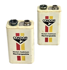 Condor Vintage 7.2 Volt Rechargeable Batteries DEAD OOP (2 pieces) picture
