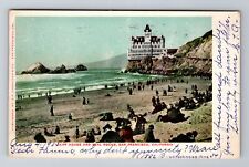 San Francisco CA-California, Cliff House, Seal Rocks, Vintage c1905 Postcard picture