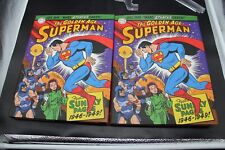 Superman The Golden Age Sundays: 1946-1949 HC 2014 Stock Image Lot of 2 picture