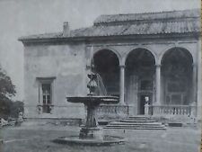 Palazzina in Palazzo Farnese Caprarola ITALY Antique Magic Lantern Glass Slide picture