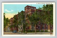 Kankakee, IL-Illinois, St Mary's Hospital Antique, Vintage Souvenir Postcard picture