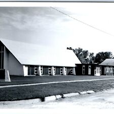 c1950s Perry, IA RPPC Mt. Olivet American Lutheran Church Real Photo PC A112 picture