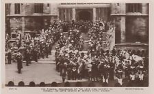 Funeral Procession King Edward VII Postcard Royalty Funeral c 1910 picture