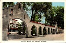Postcard California Riverside Glenwood Mission Inn c1920s White Border VTG CA picture