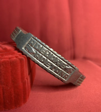 Genuine Antique Ancient Roman Celtic Silver Bracelet Circa 100 AD - 300 AD picture
