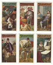 Stollwerck 1908 Group 431 War Heroes William of Orange Set of 6 VG picture