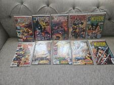 Mixed Lot of 9 Wolverine Comic Books #104, 113-119,1 Xmen #70 picture