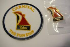 CARNIVAL CRUISE LINES VALOR Platinum Past Guest VIP lapel PIN AND IRON ON PATCH picture