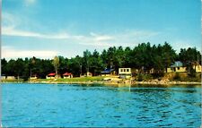 Walker MN: c.1950s Postcard HEINIE'S BAYSIDE RESORT Agency Bay Leech Lake picture