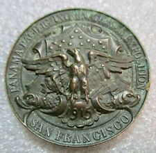 MARKDOWN-- RARE 1915 PANAMA PACIFIC AWARDED MEDAL NAMED RECIPIENT picture