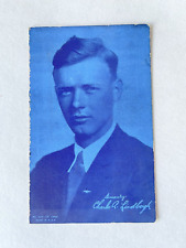 1920s Antique Exhibit Postcard Sincerely CHARLES LINDBERGH picture