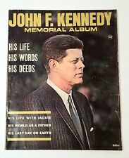 Vintage 1964 John F Kennedy Memorial Album JFK Magazine 80 Pages picture