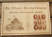 PILSENER beer BREWING COMPANY 1892 BUILDING CLEVELAND OHIO OFFICERS & DIRECTORS picture