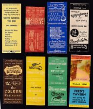 Vintage Lot of 8 Advertising Matchbook covers ( Lot # 7 ) picture