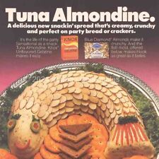 1982 Knox Blue Diamond Tuna Almondine Fish Mold Promo photo art decor vintage ad picture