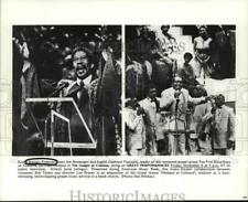 1985 Press Photo Scenes with actors Morgan Freeman, Clarence Fountain on PBS. picture