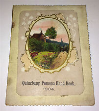 Antique Quinebaug Pomona Advertising Handbook Photographer Undertaker & Goods picture