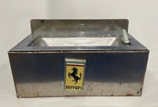 Vintage Duk It-style Industrial wall mount Dump-Lid Ash Tray Rectangle picture