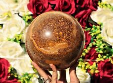 Large 170MM Marriam Jasper (Calligraphy Stone ) Stone Chakra Metaphysical Sphere picture