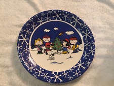 Vintage, Peanuts Holiday Ceramic  8”plate picture