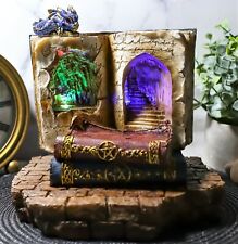 Ebros Fantasy Dragons Book Of Spells LED Light Display For Miniature Figurines picture