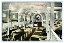 1913 Trinity Church Showing Geo Washington's Pew Rhode Island RI Postcard picture