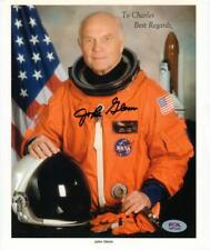 John Glenn Astronaut Senator signed 8x10 photo PSA/DNA autographed To Charles picture