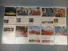 10 Original Vintage Studebaker Car Ad 1950s 1960s Advertising Page Auto  picture