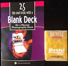 Murphy’s Mental Photography Blank Deck, prints thought of card +25 trick Book picture