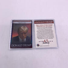 10 pcs/lot USA President Donald Trump Never Surrender Mugshot Paper Card In Case picture