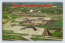 Postcard Florida Tampa FL International Airport Aerial 1072 Posted Chrome picture