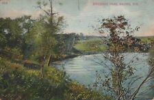 Riverside Park Racine Wisconsin Vintage Divided Back Post Card picture