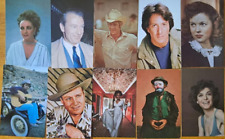 Lot of 10  Photo Postcards    ACTORS & ACTRESSES     c.1950's-1980's    Unposted picture