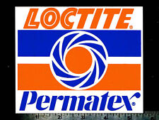 LOCTITE / PERMATEX - Original Vintage 1970's 80's Racing Decal/Sticker picture