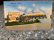 Montgomeryville Pennsylvania PA Postcard Bellevue Diner Restaurant c1940 Vintage picture