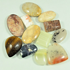 WHOLESALE LOT NATURAL ALL KIND SEMI PRECIOUS LOOSE GEMS MIX CABOCHON 323.00Ct picture