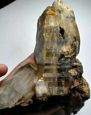 A Strange Piece of Quartz fully covered by  Rutile needles internal and external picture