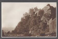 Stirling Castle from Back Walk 162 J. V. RPPC Abbey Craig Scotland Valentines picture