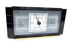 VINTAGE ART DECO AIRGUIDE BAROMETER DESKTOP WEATHER STATION THERMOMETER TESTED picture