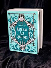 Illumicrate Exclusive Book Pot Mythical Sea Creatures Ceramic Teal Green Blue picture