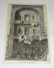 1878 magazine engraving ~ JOSS HOUSE ~ San Francisco picture