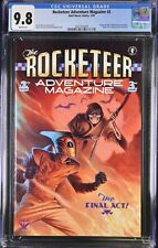 Rocketeer Adventure Magazine #3CGC 9.8 ICONIC DAVE STEVENS WHITE PGS SHIPS FREE picture