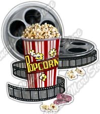 Movie Theater Popcorn Film Reel Cinema Car Bumper Vinyl Sticker Decal 4