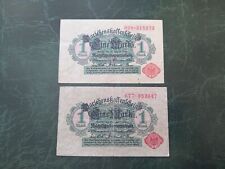 GERMANY 1 & 1 Mark Banknote  1914 picture